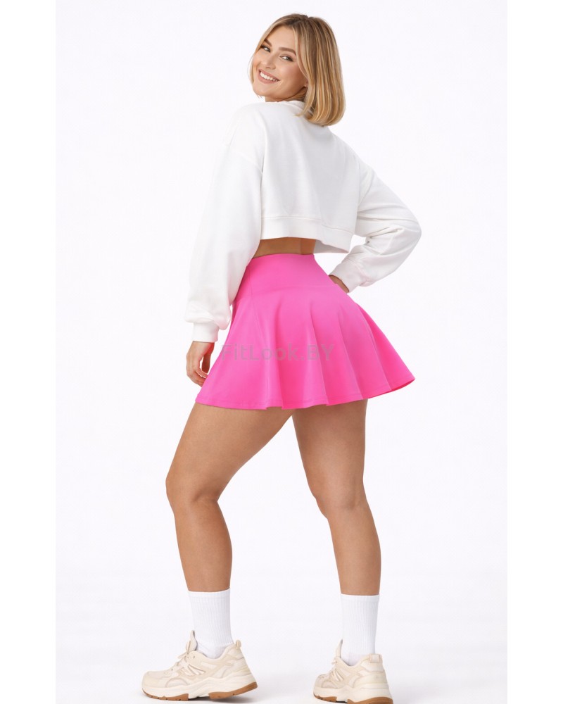 Юбка-шорты женская спортивная Flex Skirt розовая