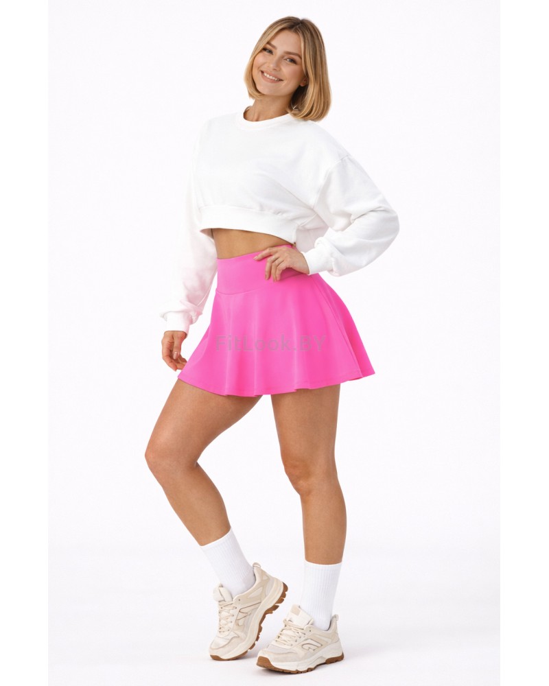 Юбка-шорты женская спортивная Flex Skirt розовая