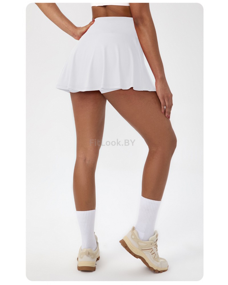 Юбка-шорты женская спортивная Flex Skirt белая