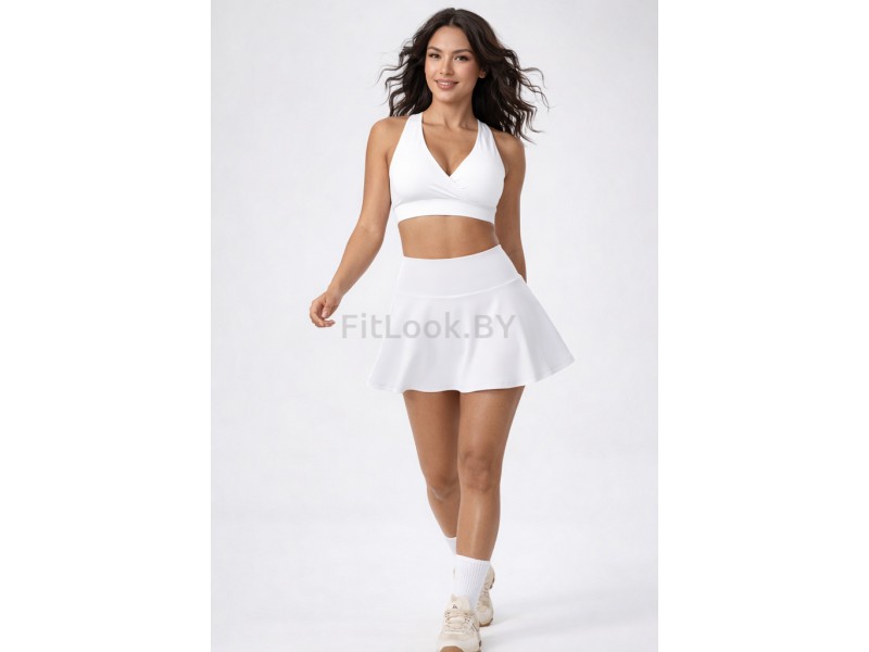 Шорты-юбка FITBASE Flex Skirt White