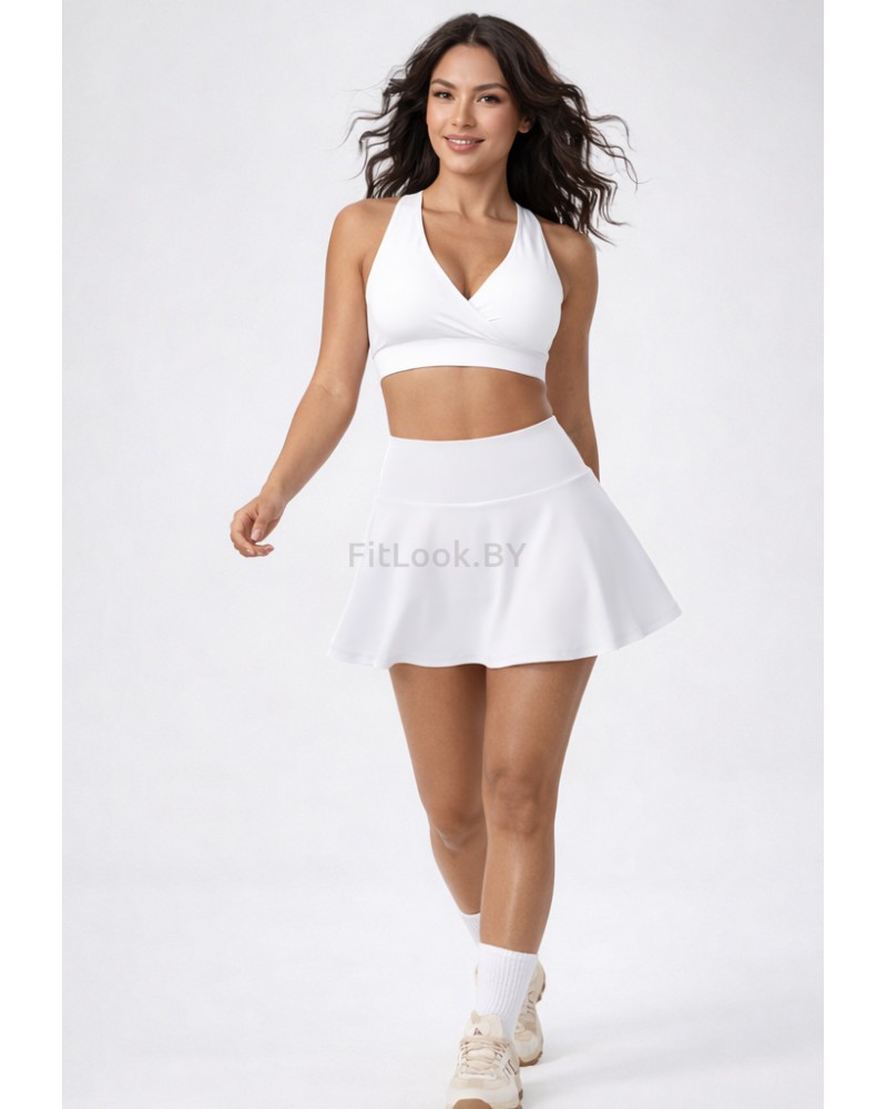 Юбка-шорты женская спортивная Flex Skirt белая