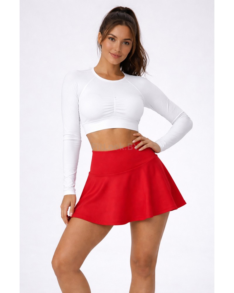 Юбка-шорты женская спортивная Flex Skirt красная