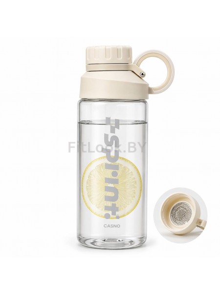 Бутылка CASNO Sport 800ml (серый оттенок)