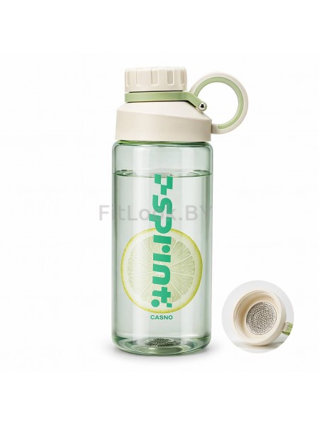 Бутылка CASNO Sport 800ml зеленый оттенок