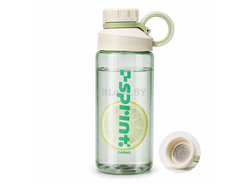 Бутылка CASNO Sport 800ml зеленый оттенок