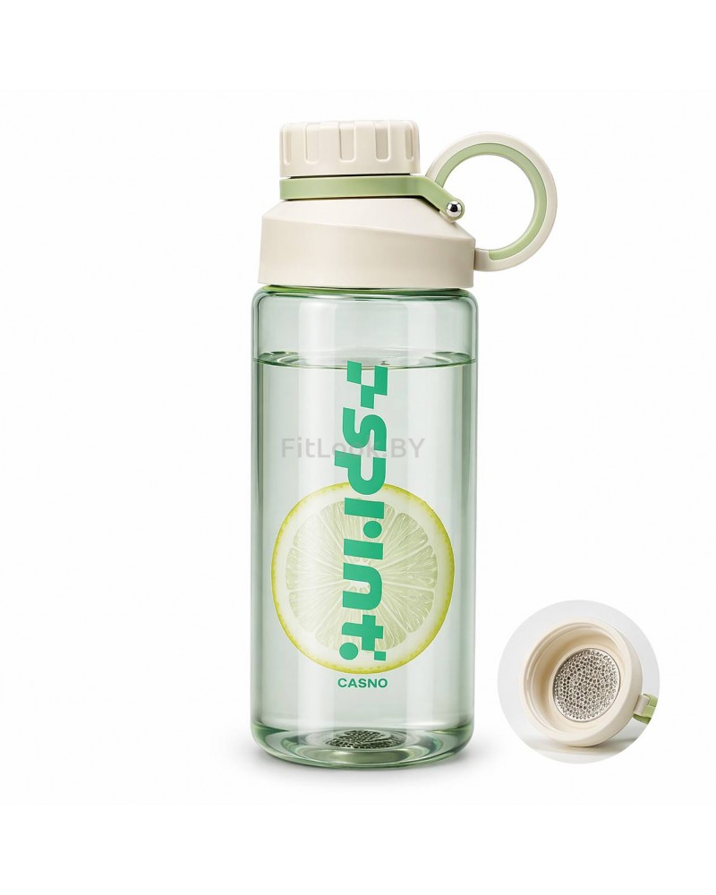 Бутылка спортивная CASNO Sport 800ml зеленый оттенок