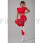 Леггинсы FITBASE Bikini Leggins с высокой посадкой (красные)