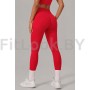 Леггинсы FITBASE Bikini Leggins с высокой посадкой (красные)