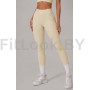Леггинсы FITBASE Bikini Leggins с высокой посадкой (кремовые)