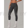 Леггинсы FITBASE Bikini Leggins с высокой посадкой (серые)