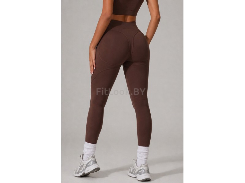 Леггинсы FITBASE Bikini Leggins Brown