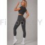 Топ FITBASE Classic Rash укороченный (серый, без чашек)