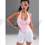 Удлиненный спортивный топ Long Light Bra Pink