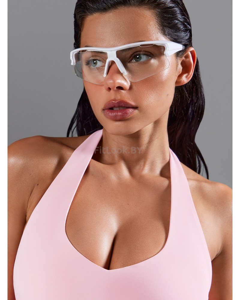 Удлиненный спортивный топ Long Light Bra Pink