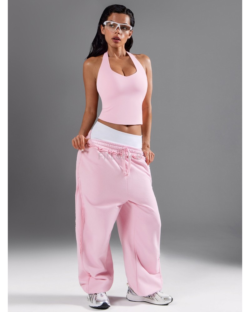 Удлиненный спортивный топ Long Light Bra Pink