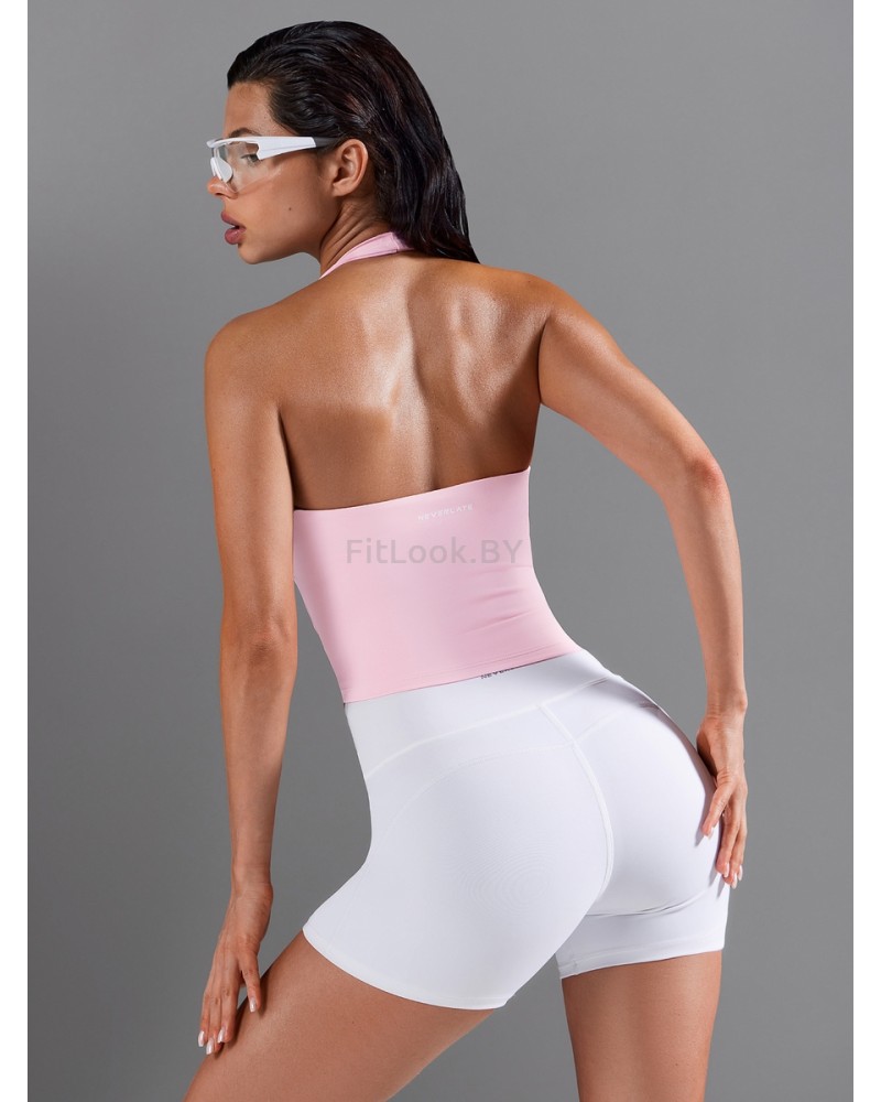Удлиненный спортивный топ Long Light Bra Pink
