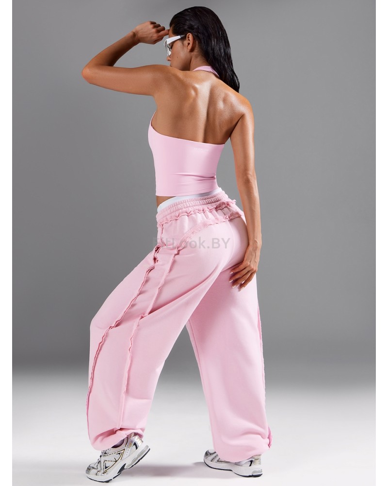 Удлиненный спортивный топ Long Light Bra Pink