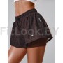 Двойные спортивные шорты Twins Brown Leo
