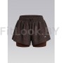 Двойные спортивные шорты Twins Brown Leo