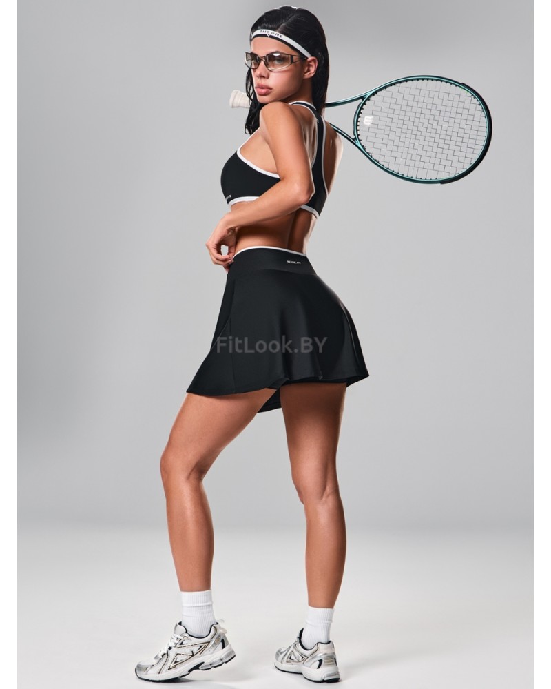 Шорты-юбка Neverlate Outlined Black