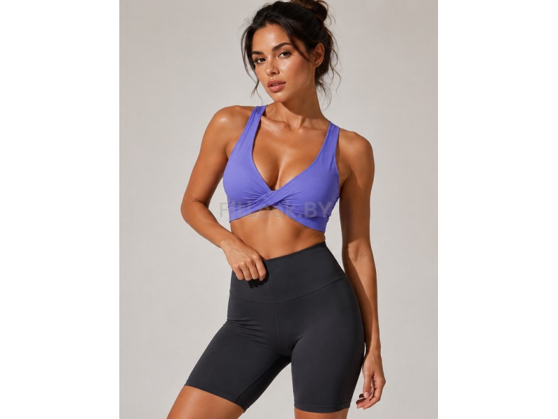 Топ FITBASE Cross Top Shape Up Violet