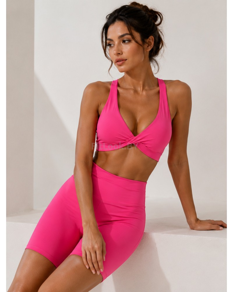 Спортивный топ Cross Top Shape Up (Розовая Фуксия)