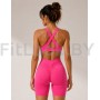 Спортивный топ Cross Top Shape Up (Розовая Фуксия)