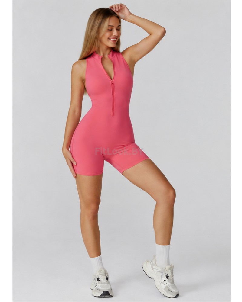 Спортивный комбинезон (ромпер) Zip Active Watermelon (арбузный оттенок)
