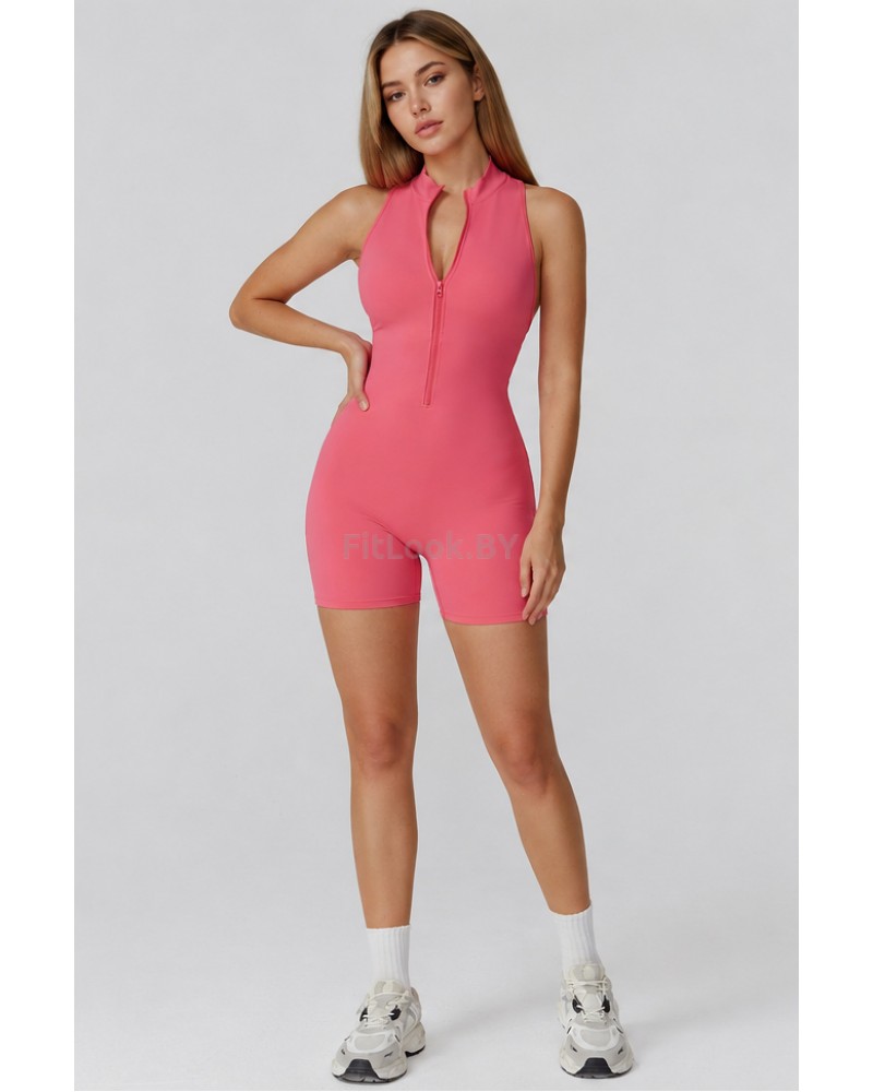 Спортивный комбинезон (ромпер) Zip Active Watermelon (арбузный оттенок)