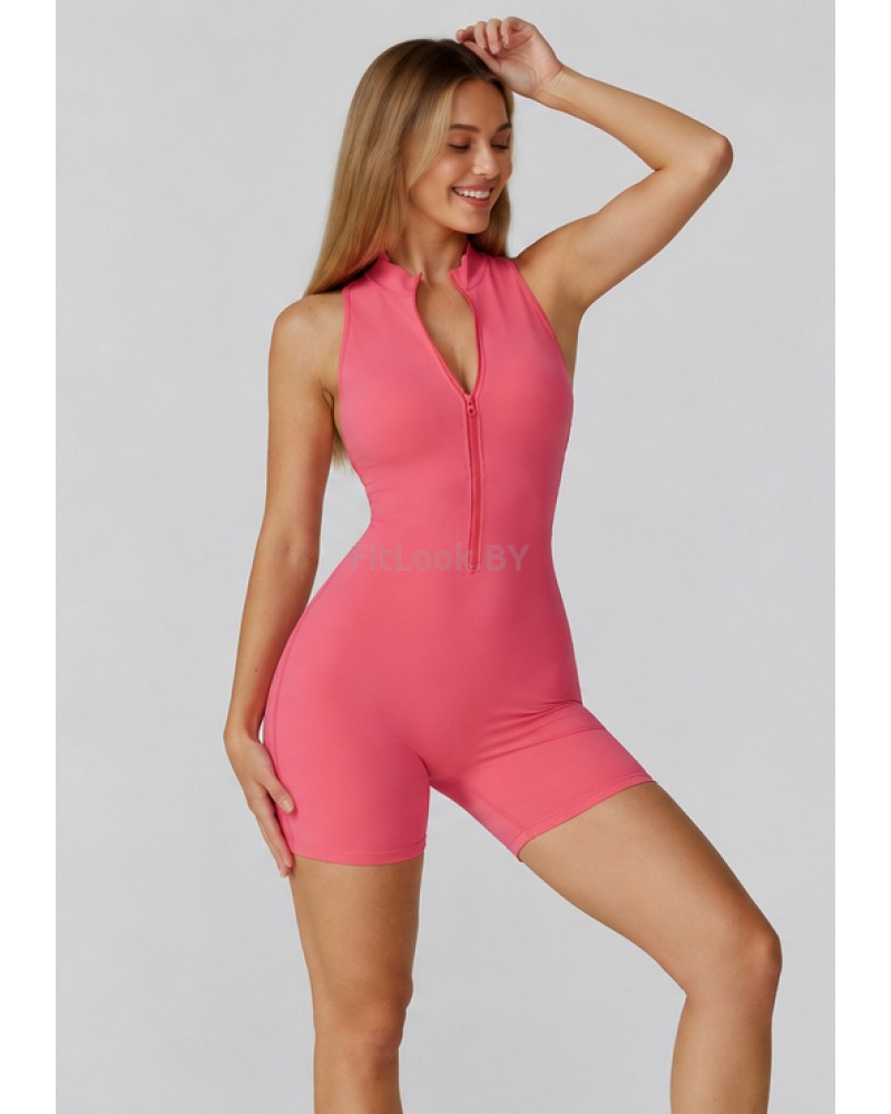 Спортивный комбинезон (ромпер) Zip Active Watermelon (арбузный оттенок)