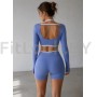 Женский спортивный костюм FITBASE Skinny Line (топ + шорты)