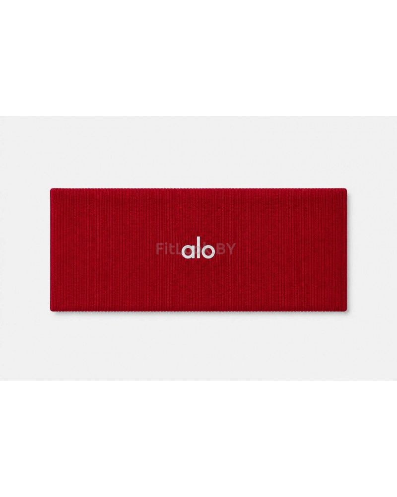 Спортивная повязка на голову в рубчик ALO YOGA Ribbed Wide