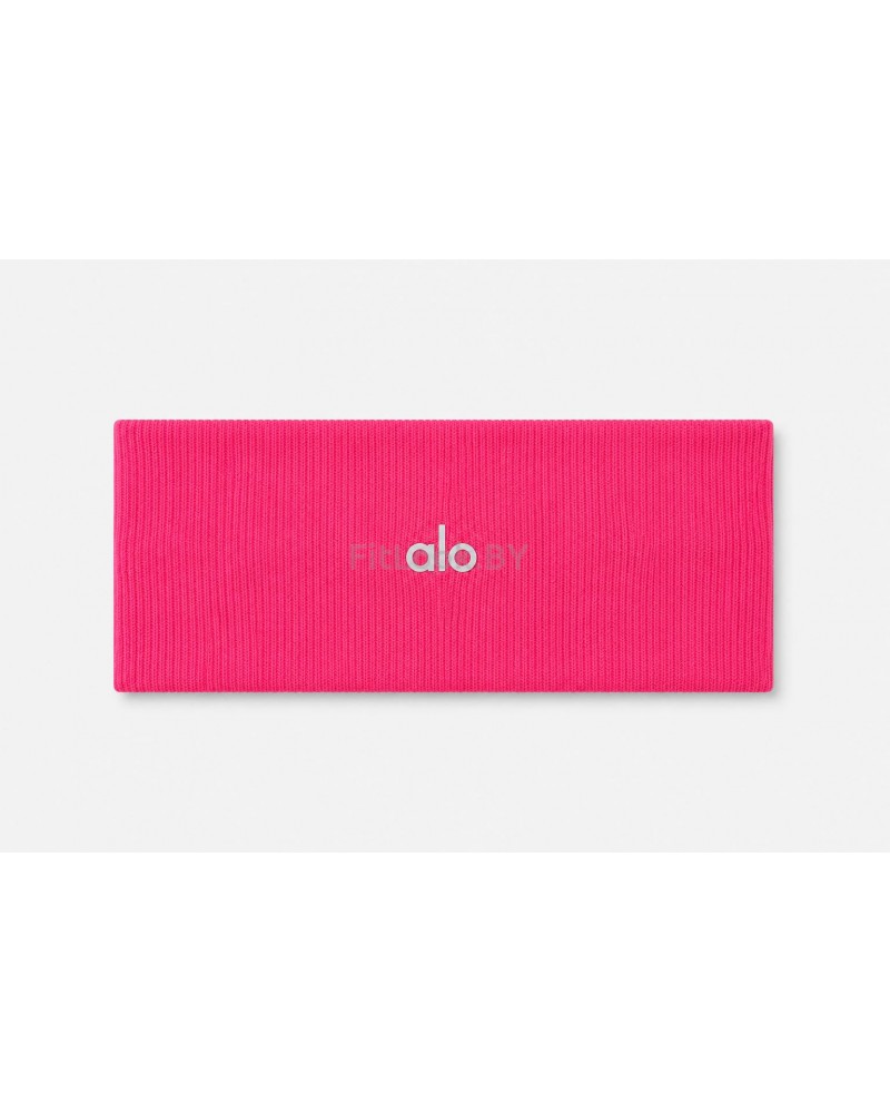 Спортивная повязка на голову в рубчик ALO YOGA Ribbed Wide