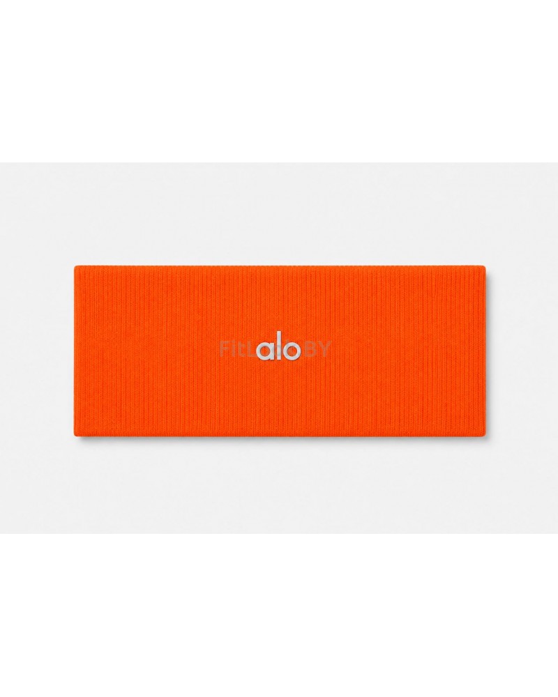 Спортивная повязка на голову в рубчик ALO YOGA Ribbed Wide