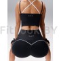 Шорты Piping Shorts Black 