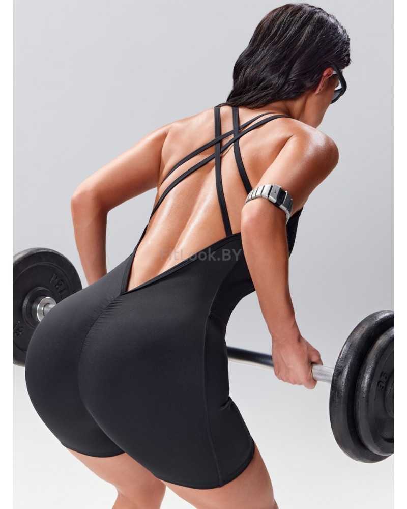 Моделирующий спортивный комбинезон Criss-Cross Romper
