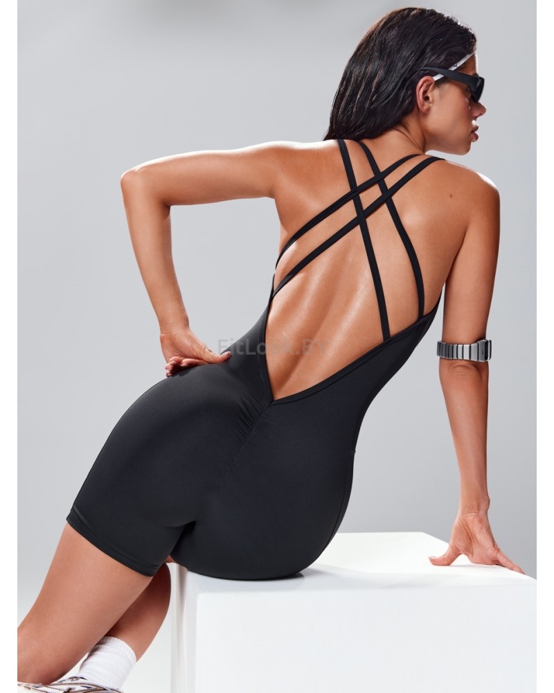 Моделирующий спортивный комбинезон Criss-Cross Romper