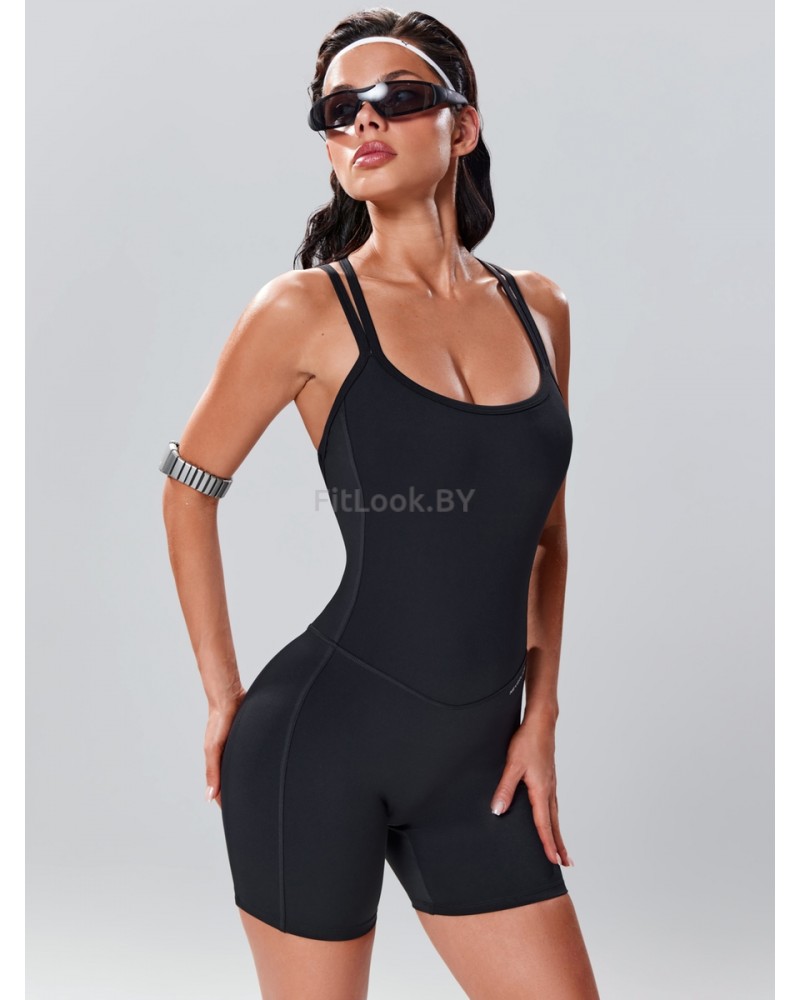 Моделирующий спортивный комбинезон Criss-Cross Romper