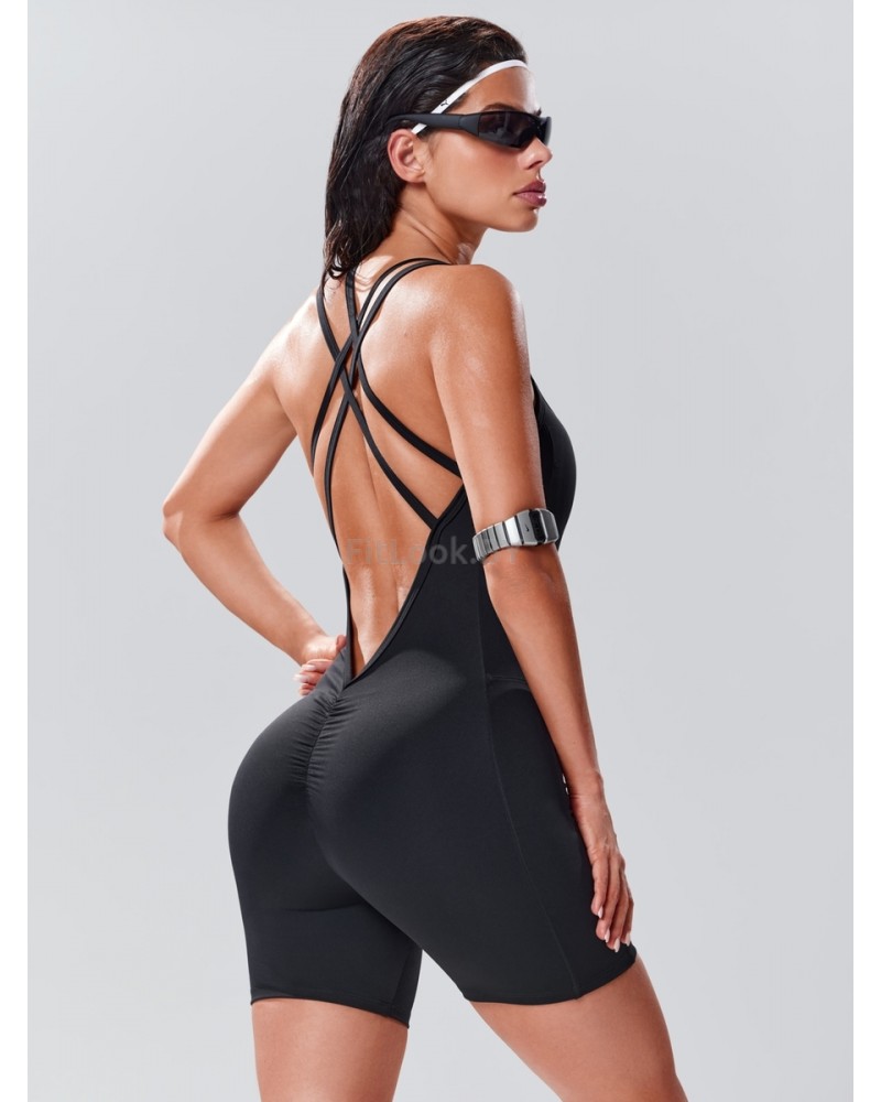 Моделирующий спортивный комбинезон Criss-Cross Romper