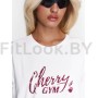 Футболка свободного силуэта Cherry GYM