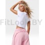 Футболка укороченная GYM Princess Crop White 