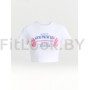 Футболка укороченная GYM Princess Crop White 