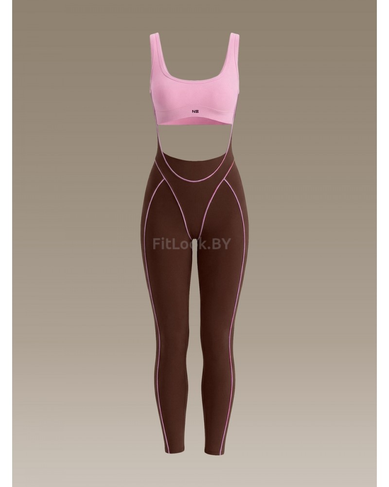 Моделирующий комбинезон Aerobica Brownie Pink