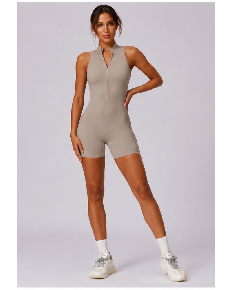 Спортивный комбинезон (ромпер) Zip Active Sand