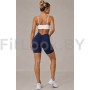 Синие спортивные шорты со сборочкой ShapeUP Blue