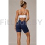 Синие спортивные шорты со сборочкой ShapeUP Blue