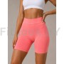 Розовые спортивные шорты со сборочкой ShapeUP Peach Pink