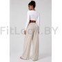 Широкие спортивные брюки Air Flow Beige