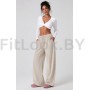 Широкие спортивные брюки Air Flow Beige