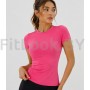 Футболка для фитнеса Basic Fuscia